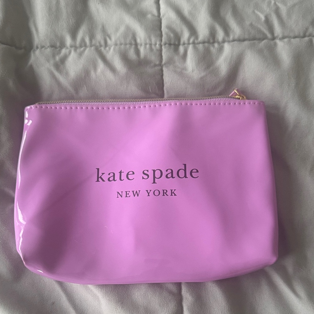 Kate Spade Lavender Cosmetic Pouch